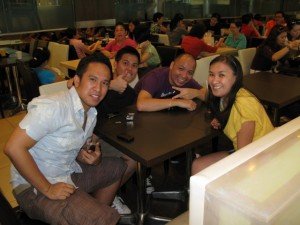 Alex, Leonard, Jonas at Aileen