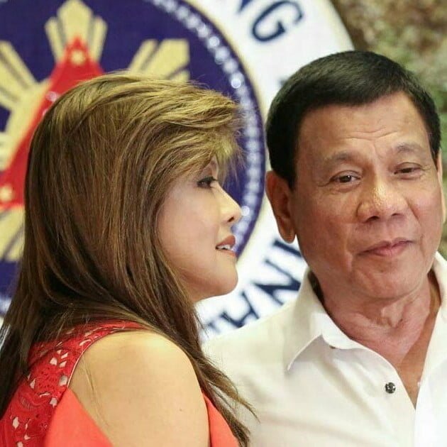 Imee Marcos and Rodrigo Duterte