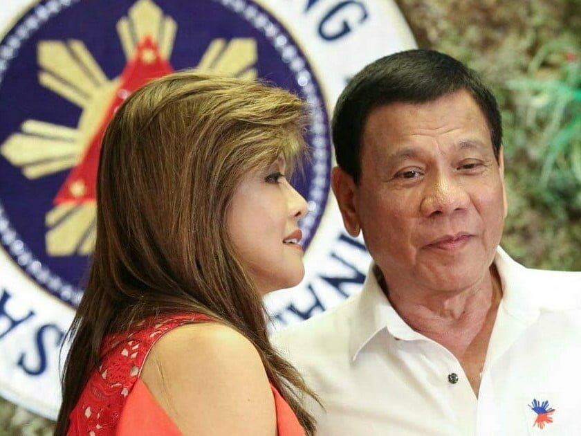 Imee Marcos and Rodrigo Duterte