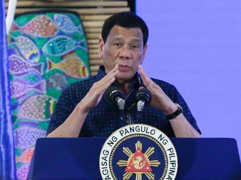 Rodrigo Duterte in Puerto Princesa