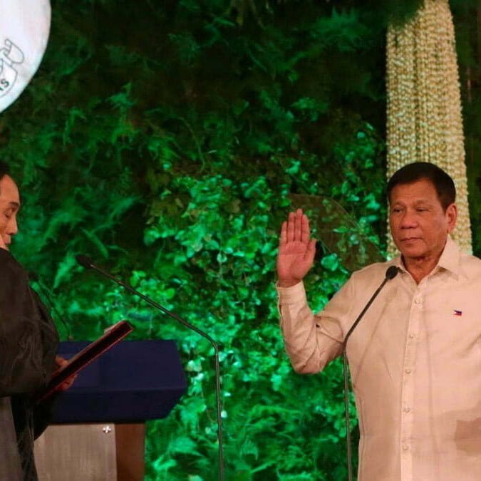 Duterte swearing in