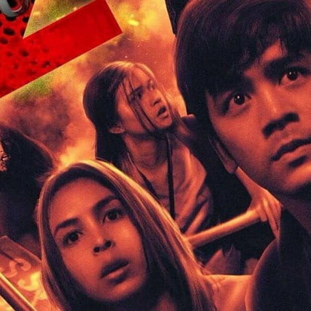 Julia Barretto and Joshua Garcia on the 'Block Z' theatrical release poster
