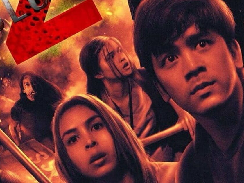 Julia Barretto and Joshua Garcia on the 'Block Z' theatrical release poster