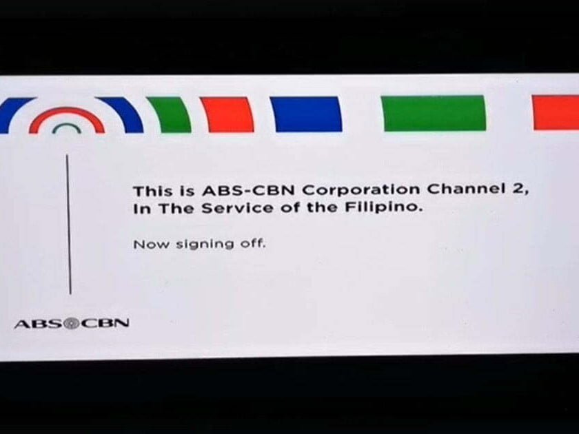 ABS-CBN signing off