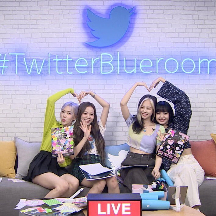 BLACKPINK at #TwitterBlueroom