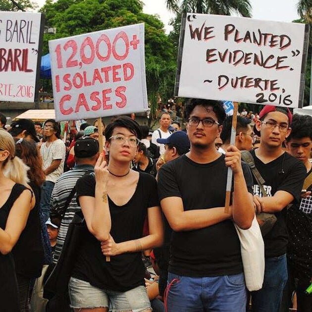 Movement Against Tyranny protest at Luneta