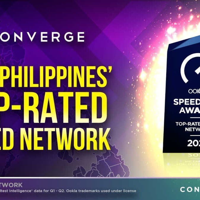 Converge is the Philippines' top-rated fixed network