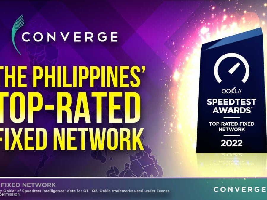 Converge is the Philippines' top-rated fixed network