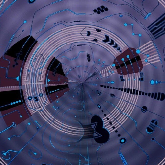 An image depicting artificial intelligence and futuristic technology.