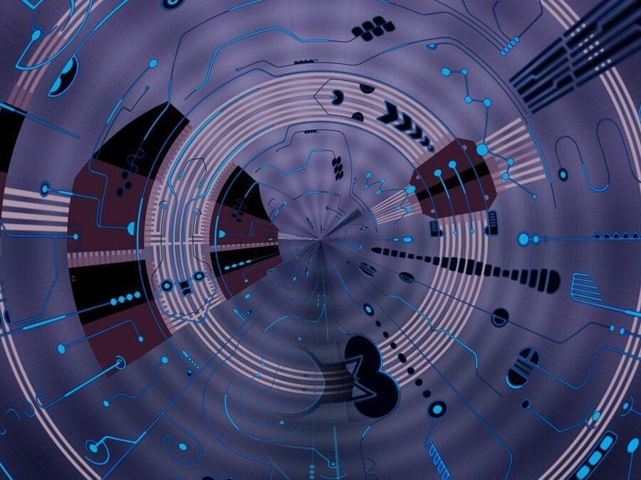 An image depicting artificial intelligence and futuristic technology.